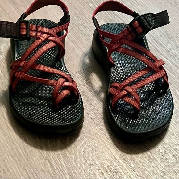 Chaco Pink Black ZX/2 Cloud Ectotread Hiking Comfort Water Hiking Camp Sandal 7 - Picture 4 of 7